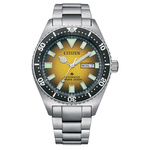 Zegarek CITIZEN NY0120-52X. Automatyczny, Kolor żółty. Mężczyzna.