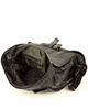 MARCO MAZZINI Miejski plecak skórzany w stylu old look handmade leather czarny
