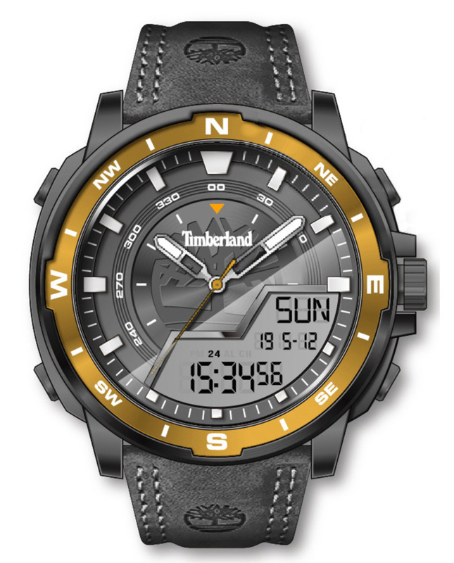 Zegarek TIMBERLAND TBL16079JSB02. Kwarcowy, Kolor beżowy. Mężczyzna.