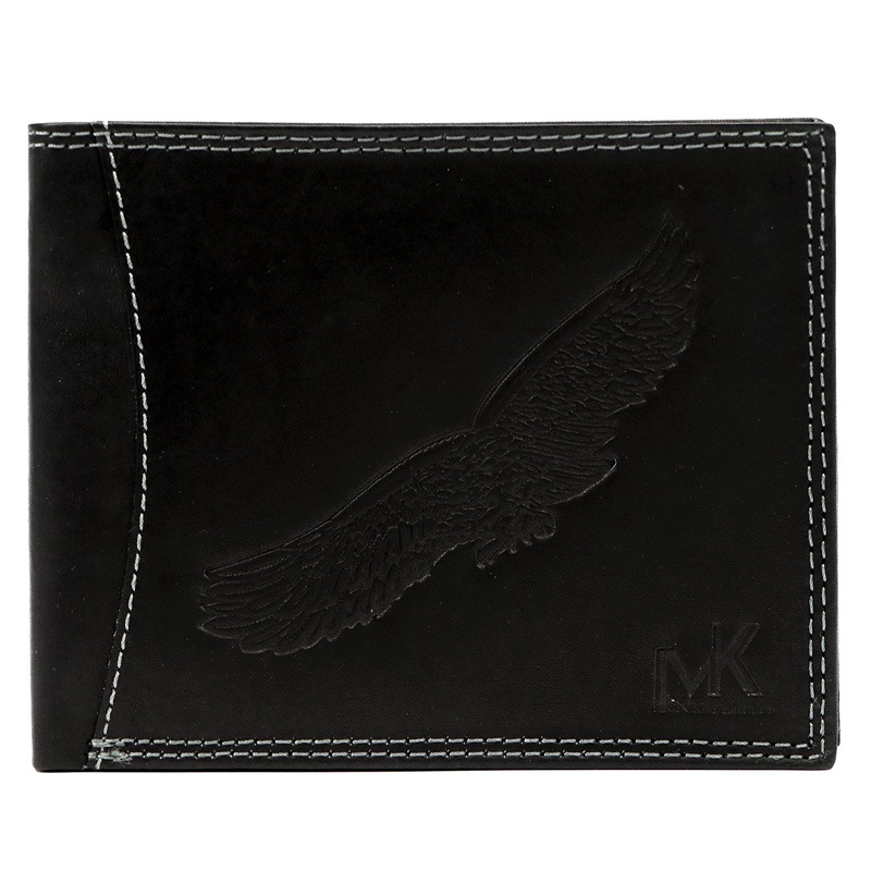 Skórzany męski portfel Money Kepper CDD 5600 BIRD