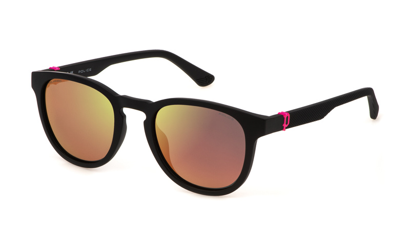 Okulary POLICE SPLF60-53U28X. Okulary przeciwsłoneczne, Kolor czarny. Mężczyzna.