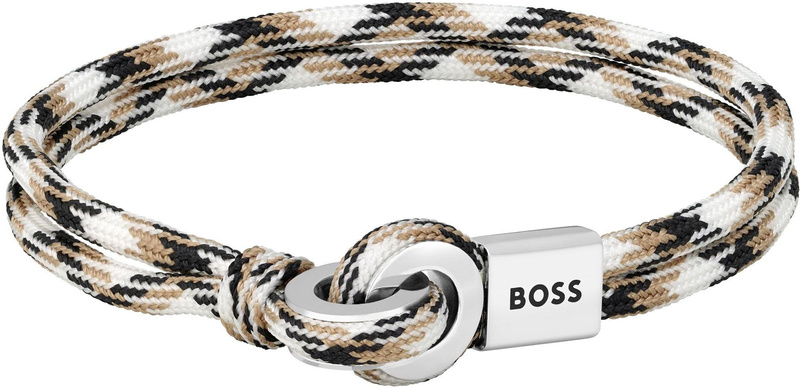 Biżuteria HUGO BOSS 1580471M. Bransoletka, Kolor czerwony. Mężczyzna.