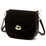 Vera Pelle damska listonoszka skóra naturalna torebka przez ramię z klapą