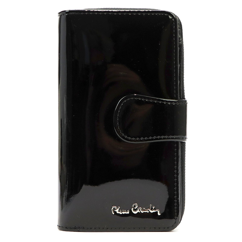 skóra naturalna + Damski portfel ze skóry ekologicznej Pierre Cardin 07 SHINY 116