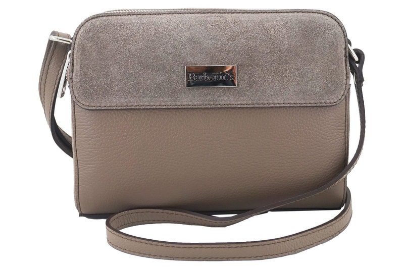 Torebki skórzane crossbody - Czerwona 