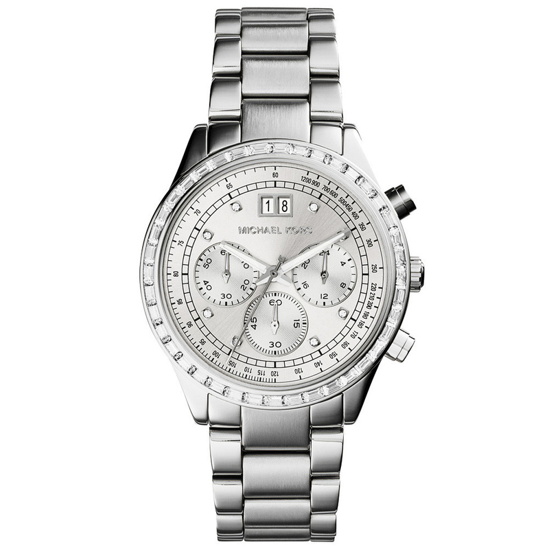 Zegarek MICHAEL KORS MK6186. Kwarcowy, Kolor srebrny. Kobieta.