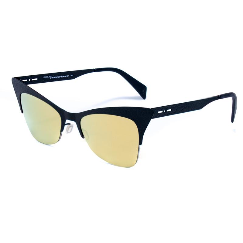 Okulary ITALIA INDEPENDENT 0504-CRK-009. Okulary przeciwsłoneczne, Kolor czarny. Kobieta.