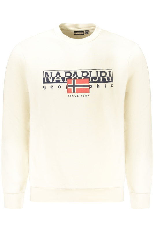 BLUZA MĘSKA NAPAPIJRI Z ROZPINANYM NAPĘDEM, BEŻOWA
