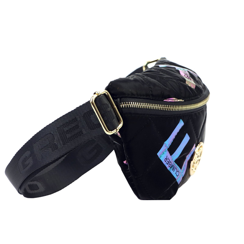 Gregorio Damska pikowana nerka biodrowa skóra ekologiczna saszetka na ramię