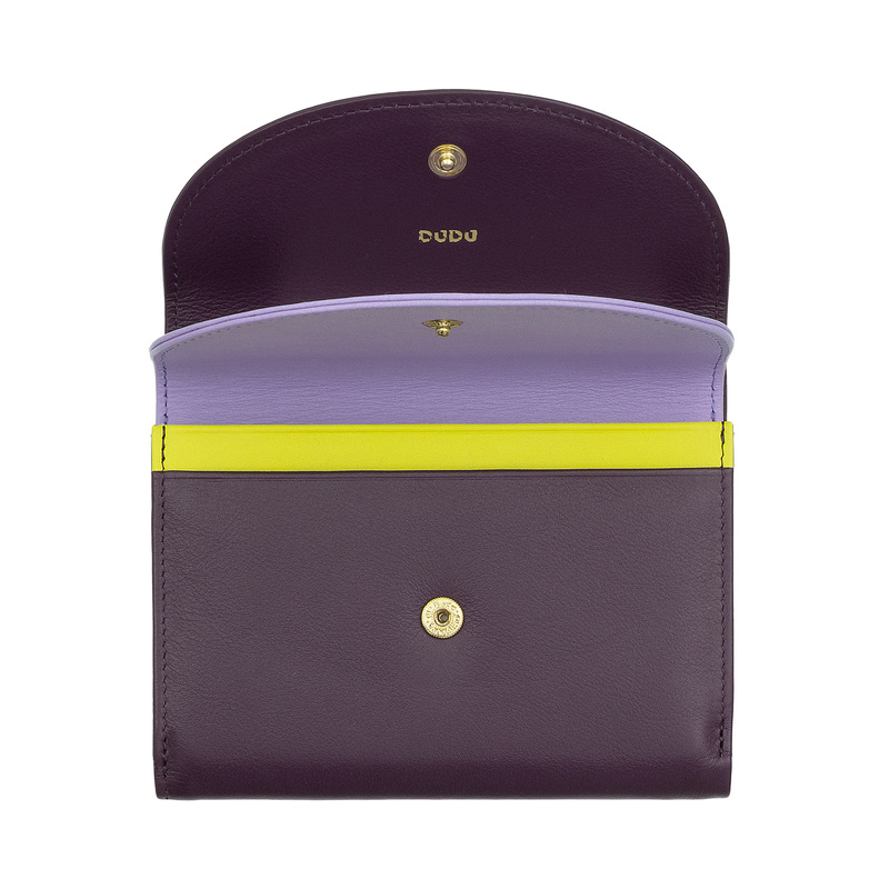 Damska zgrabna skórzana mała portmonetka od DUDU