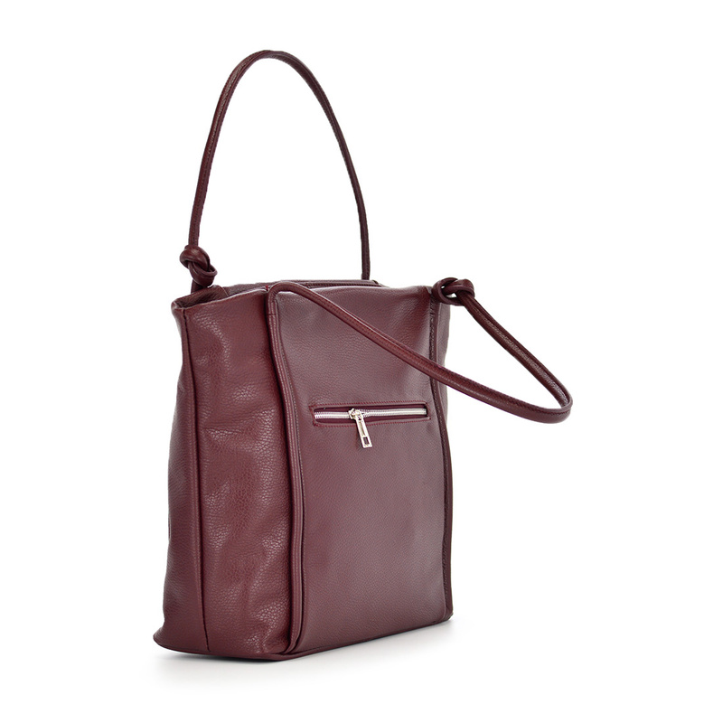 Piękna elegancka duża damska shopperbag skórzana