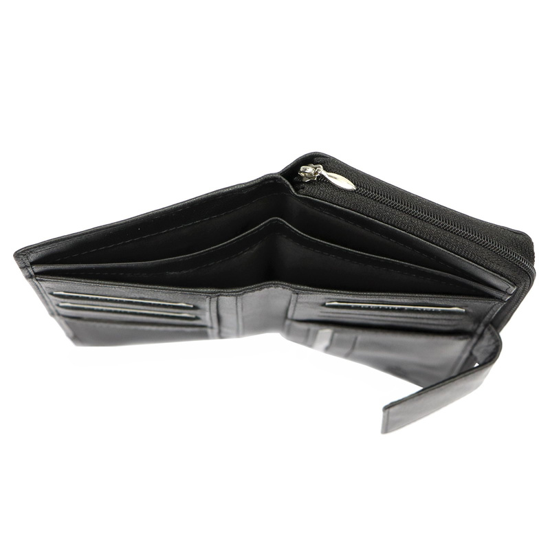 Albatross damski pionowy portfel skóra naturalna duża portmonetka podłużna 