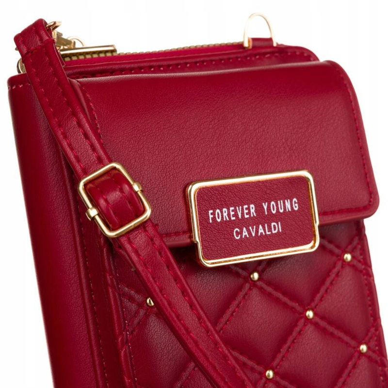 Damski portfel ze skóry ekologicznej Cavaldi M-09