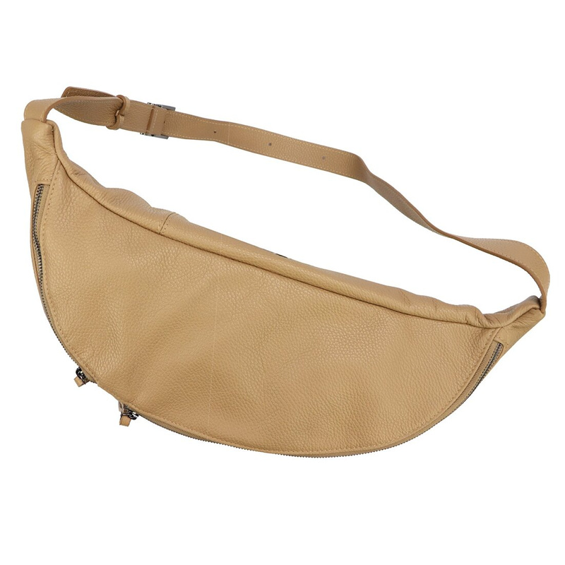 Luka listonoszka damska skóra naturalna saszetka przez ramię z kieszenią