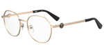 Okulary MOSCHINO MOS586-000. Okulary, Kolor złoty. Kobieta.