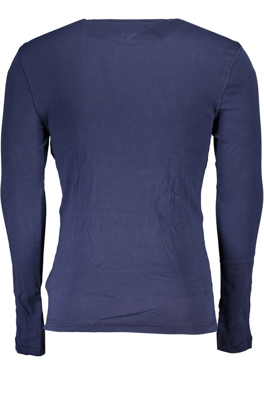 NIEBIESKI T-SHIRT MĘSKI Z DŁUGIM RĘKAWEM TOMMY HILFIGER