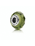 Zielony charms Pandora 791729NLG ze srebra próby 925