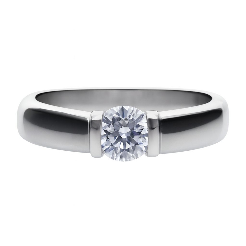 Biżuteria DIAMONFIRE 6112401082165. Pierścionek, Kolor szary. Kobieta.