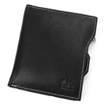 Money Kepper męski portfel skóra naturalna pojemny z wyjmowanym etui