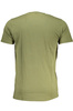 ZIELONY T-SHIRT M�SKI Z KR�TKIM R�KAWEM KLASY CAVALLI