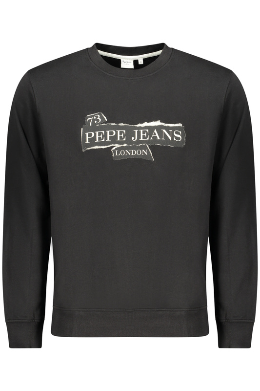 PEPE JEANS M�SKA BLUZA Z ROZPINANYM NA ZAMEK CZARNA