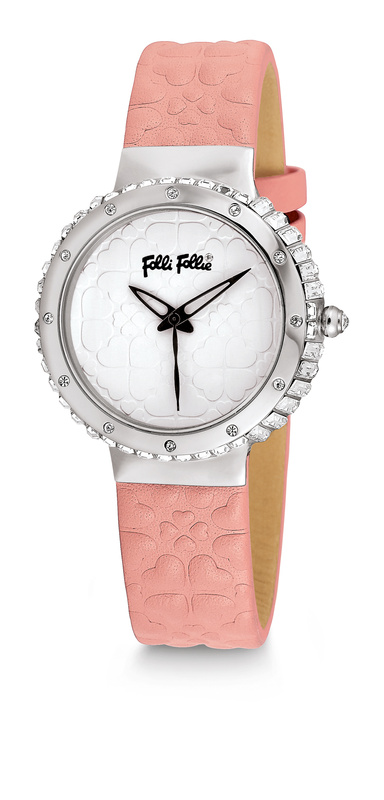 Zegarek FOLLI FOLLIE WF13A032SPR. Kwarcowy, Kolor biały. Kobieta.