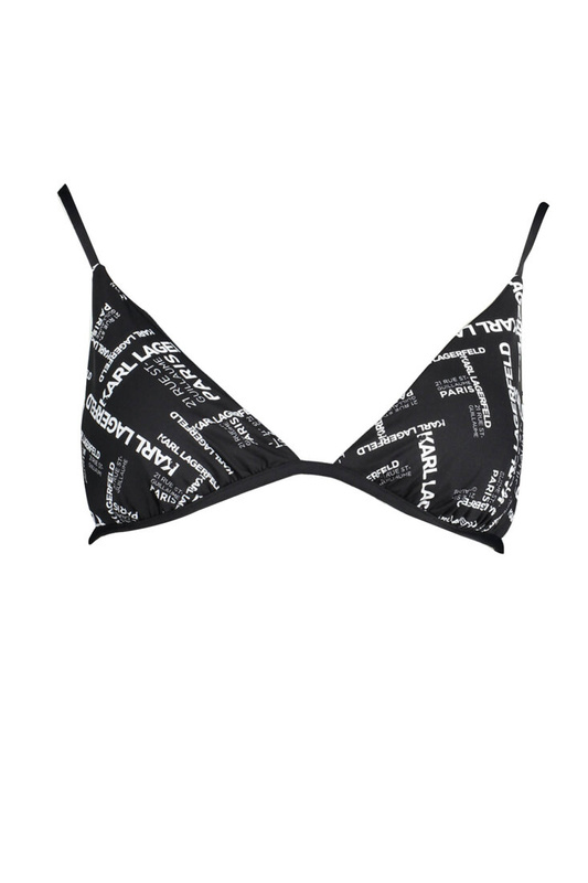 KARL LAGERFELD BEACHSEAR KOSTIUM KĄPIELOWY GÓRA KOBIETA ŻÓŁTY