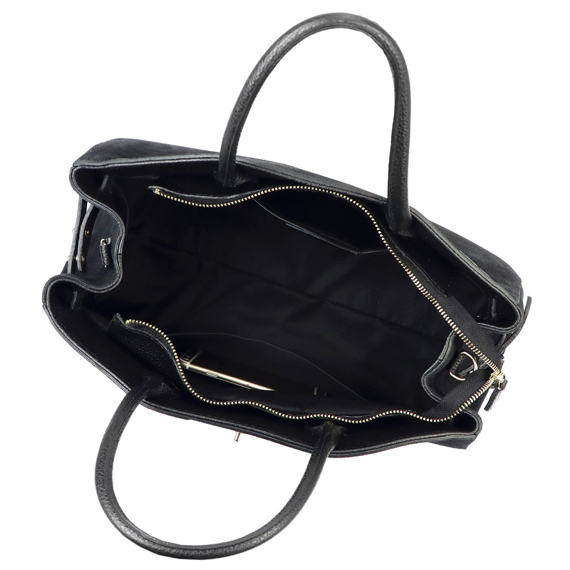 Skórzana stylowa listonoszka kuferek na ramię Luka