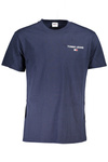NIEBIESKI T-SHIRT MĘSKI Z KRÓTKIM RĘKAWEM TOMMY HILFIGER