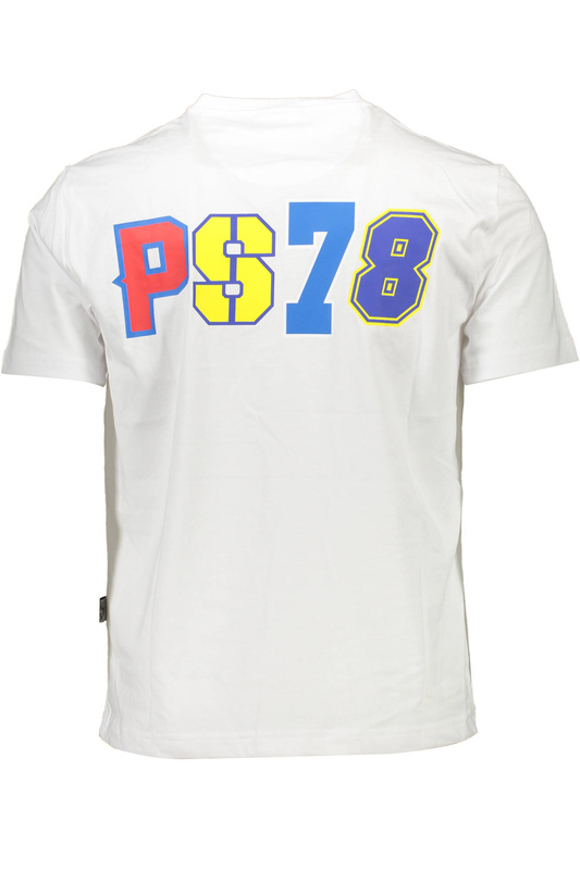 T-SHIRT MĘSKI Z KRÓTKIM RĘKAWEM PLEIN SPORT BIAŁY