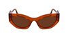 Okulary KARL LAGERFELD KL6122S522221. Okulary przeciwsłoneczne, Kolor żółty. Kobieta.