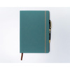 Notes w twardej oprawie w zielonym kolorze, w formacie B5 zadrukowany w kropki - Peterson