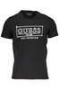T-SHIRT MĘSKI Z KRÓTKIM RĘKAWEM GUESS JEANS CZARNY