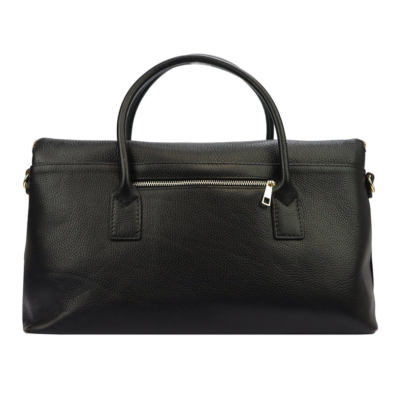 Gregorio Duża torebka damska do ręki elegancka ze skóry naturalnej