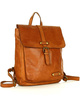 MARCO Miejski plecak skórzany w stylu old look handmade leather brąz camel