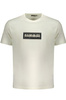 MĘSKI T-SHIRT Z KRÓTKIM RĘKAWEM NAPAPIJRI BIAŁY