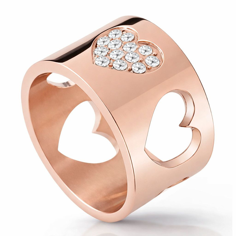 Biżuteria GUESS UBR85011-54. Pierścionek, Kolor różowy. Kobieta.