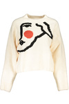BIAŁY SWETER DESIGUAL DAMSKI