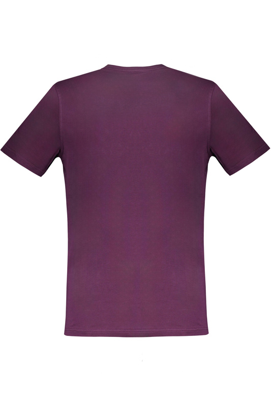 T-SHIRT MĘSKI Z KRÓTKIM RĘKAWEM HARMONT&BLAINE FIOLETOWY