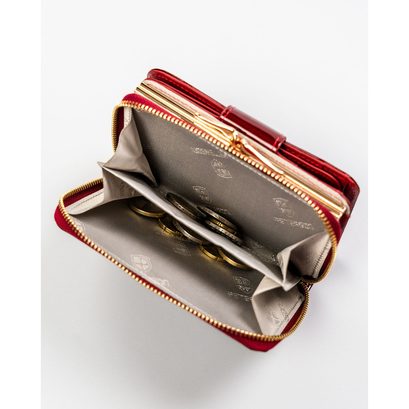 Skórzany damski portfel Peterson PTN BC-425214