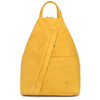 Musztardowy Vera Pelle włoski Plecak Skórzany damski mały T53