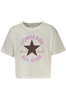 Biały T-shirt dziewczęcy Converse 4CG896