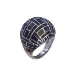 Biżuteria TOMMY HILFIGER 2700077C. Pierścionek, Kolor czarny. Kobieta.
