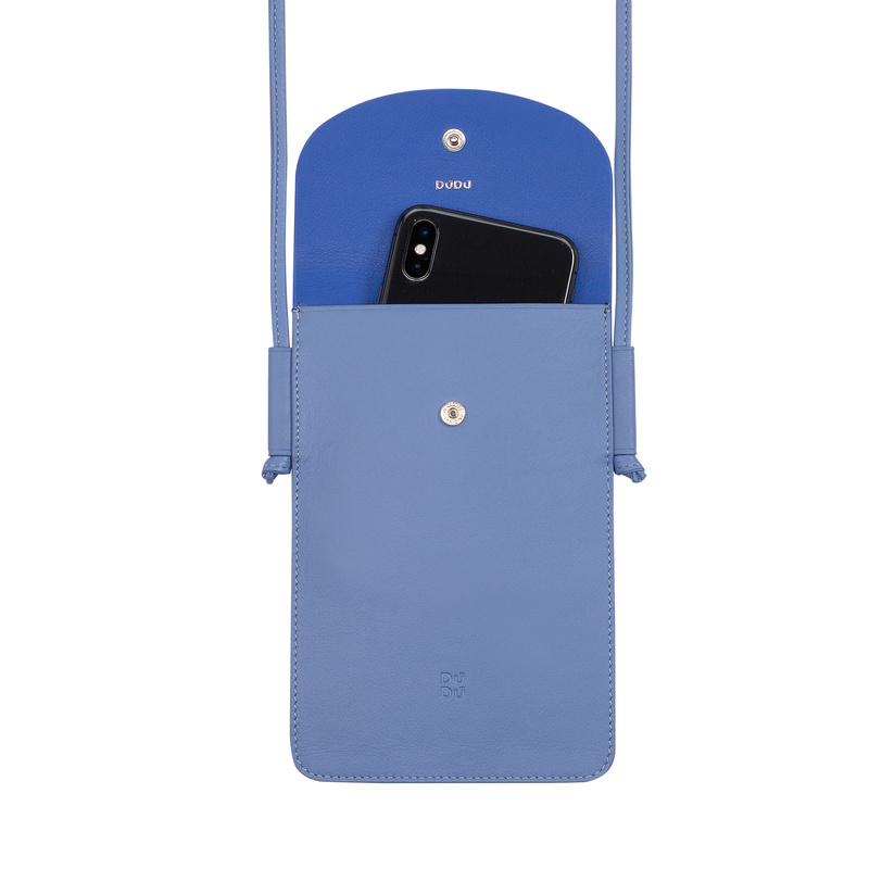 Skórzane etui na telefon mała listonoszka od DUDU
