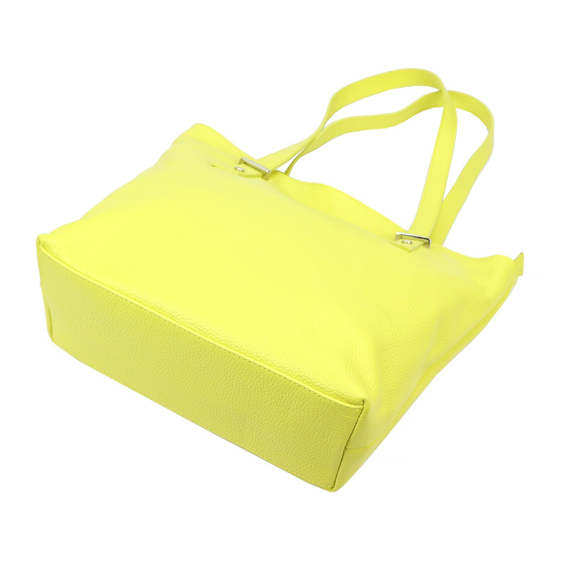 Shopperbag damska torebka na ramię klasyczna ze skóry naturalnej Luka