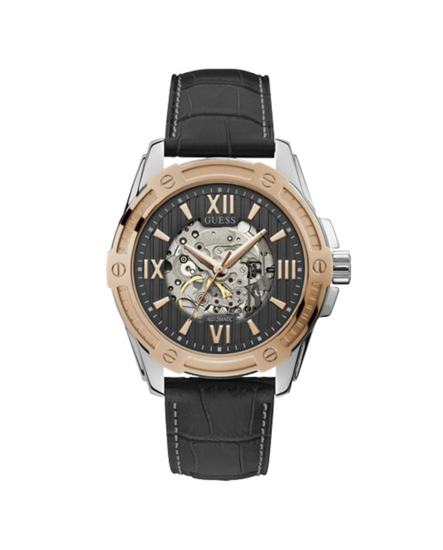 Zegarek GUESS W1308G1. Automatyczny, Kolor czarny. Mężczyzna.
