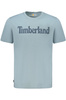 TIMBERLAND KOSZULKA Z KRÓTKIM RĘKAWEM MĘSKA NIEBIESKA