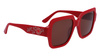 Okulary KARL LAGERFELD KL6104SR-600. Okulary przeciwsłoneczne, Kolor czerwony. Kobieta.