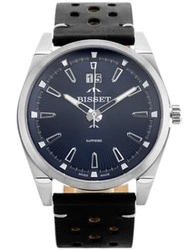 ZEGAREK MĘSKI BISSET BSCF40 (zb095b) - SZAFIROWE SZKŁO