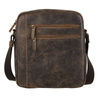Torba męska skórzana vintage szary TM380s342